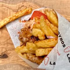 Pita souvlaki varken