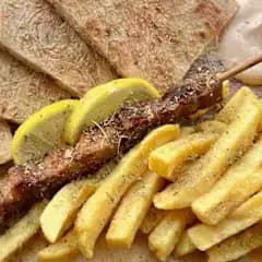 Varken souvlaki met pita