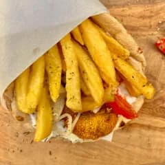 Pita gyros vegetarisch